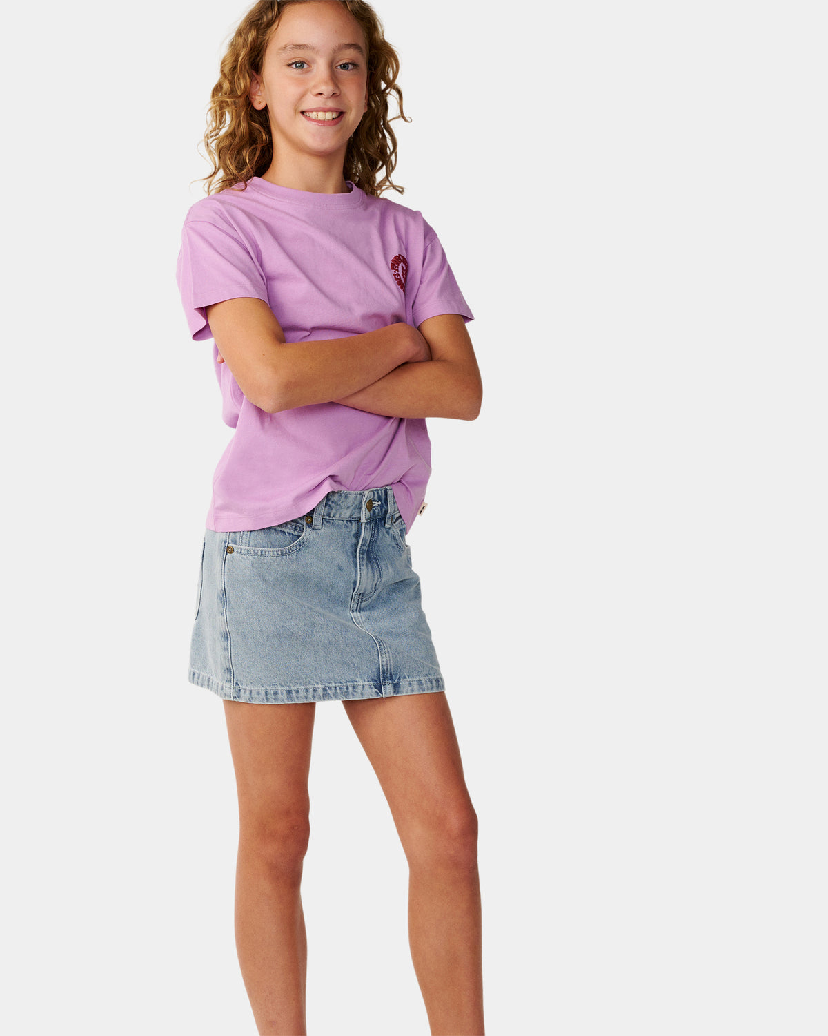 Girls 8-16 Surf Puff Relaxed T-Shirt