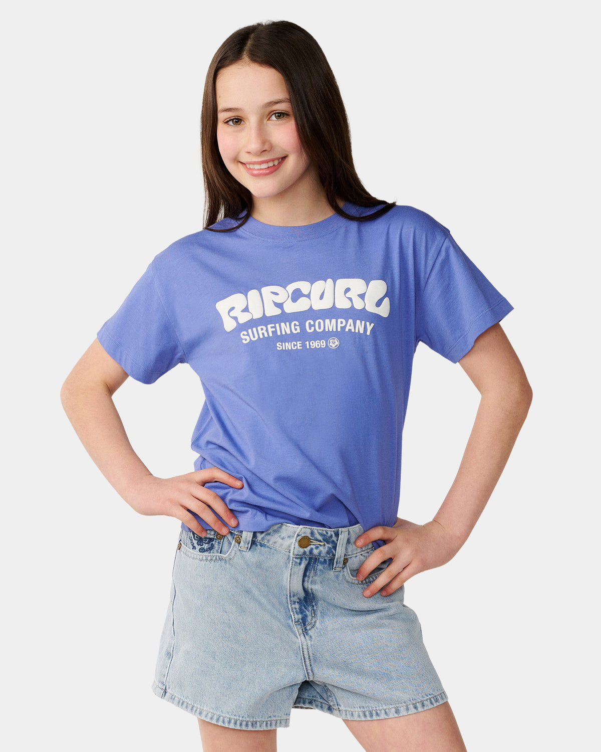 Girls 8-16 Surf Puff Relaxed T-Shirt