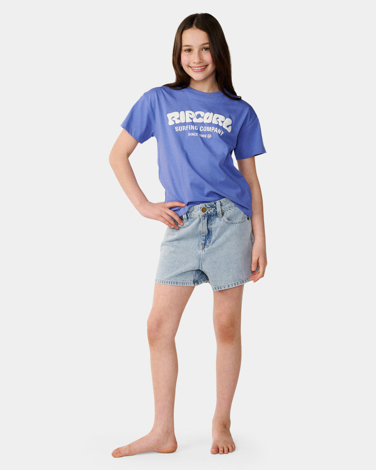 Girls 8-16 Surf Puff Relaxed T-Shirt