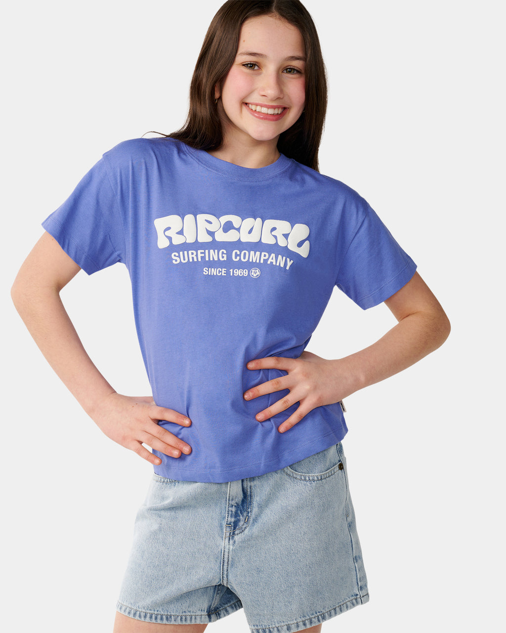 Girls 8-16 Surf Puff Relaxed T-Shirt