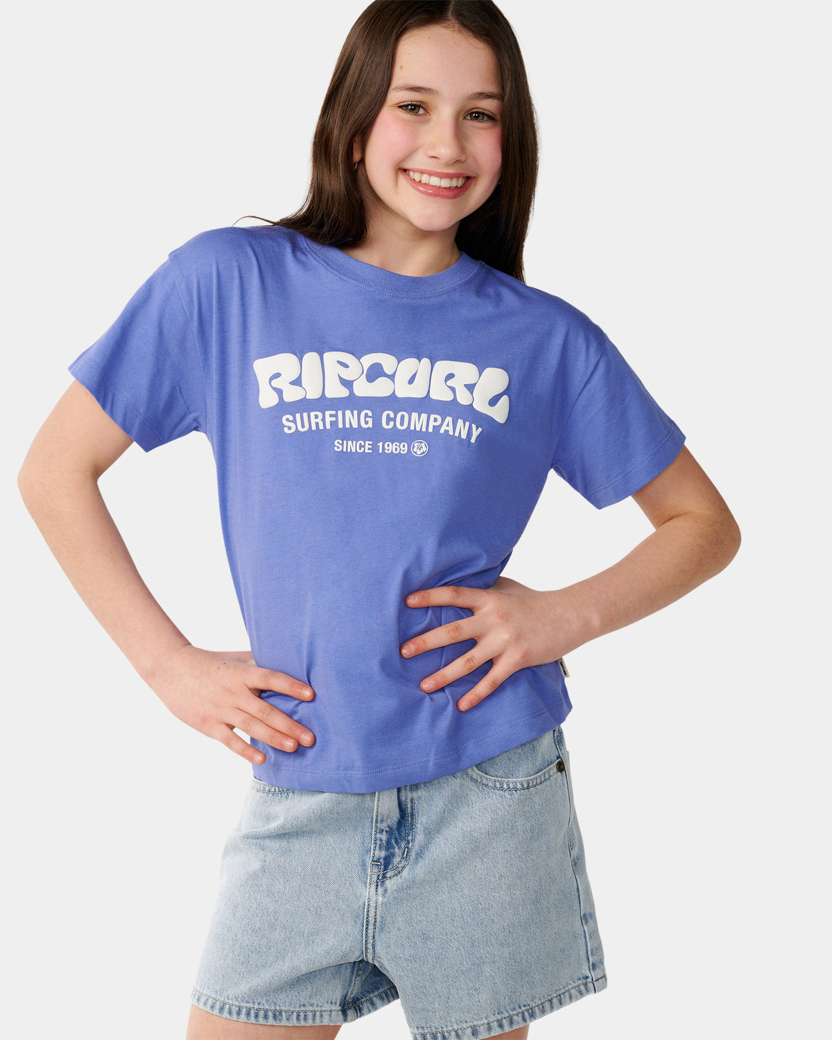 Girls 8-16 Surf Puff Relaxed T-Shirt