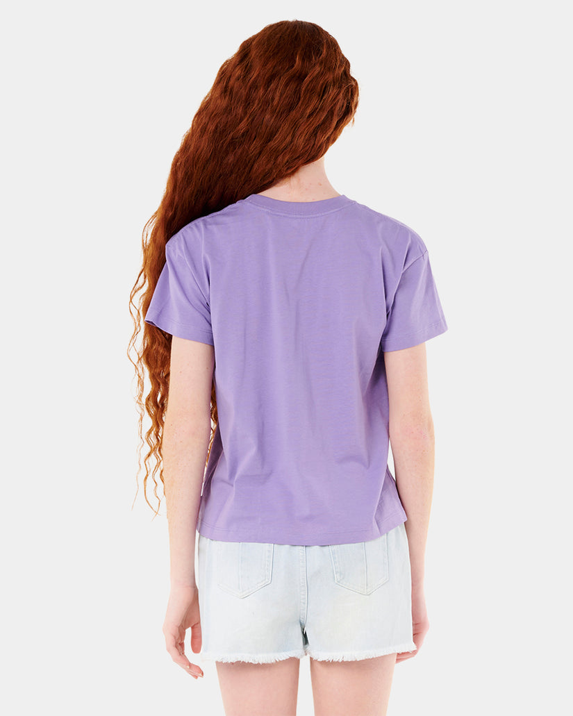 Girls 8-14 Surf Puff Relaxed Tee