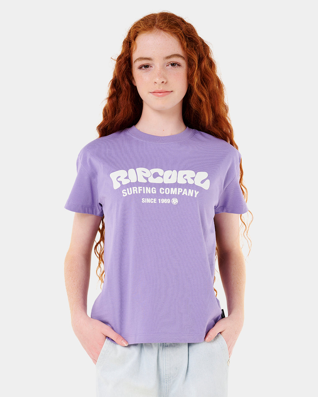 Girls 8-14 Surf Puff Relaxed Tee