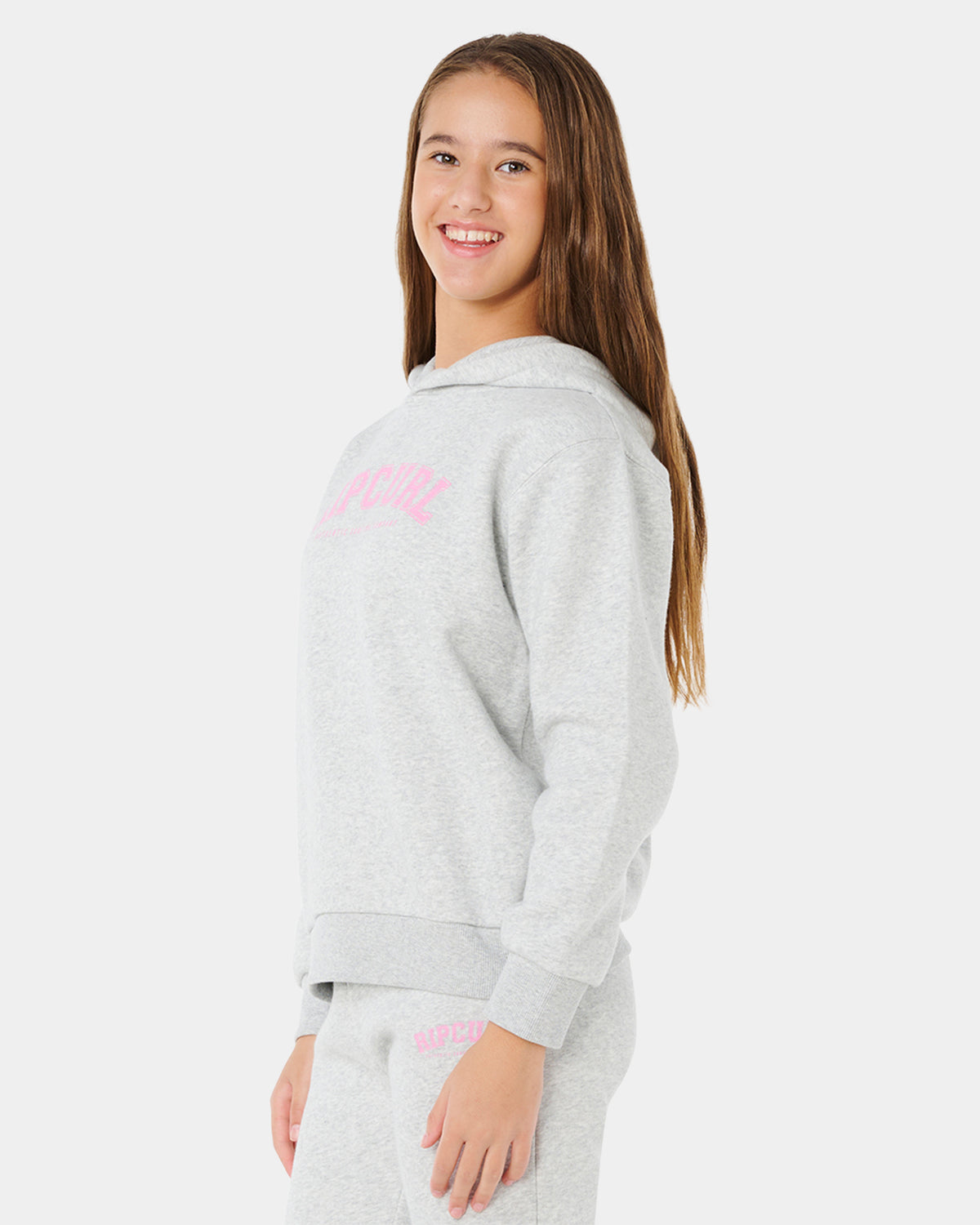Girls 8-14 Staple Varsity Pullover Hoodie