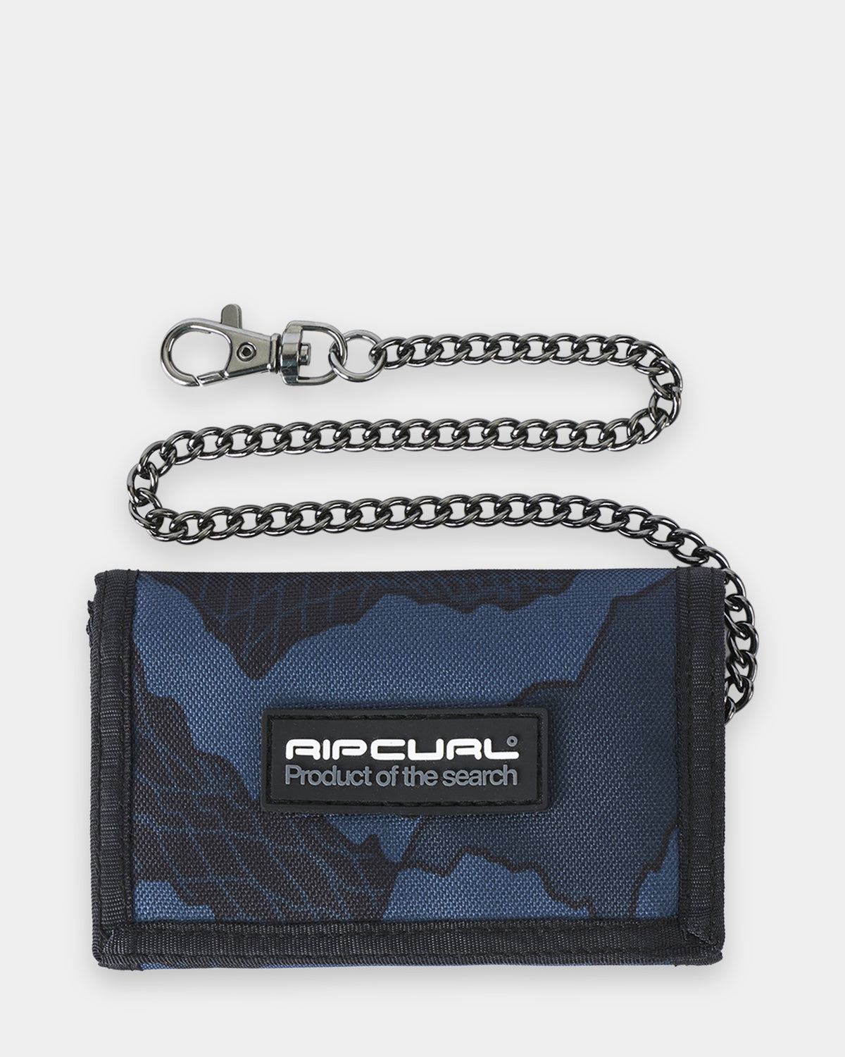 Mens Sessions Chain Surf Tri Fold Wallet