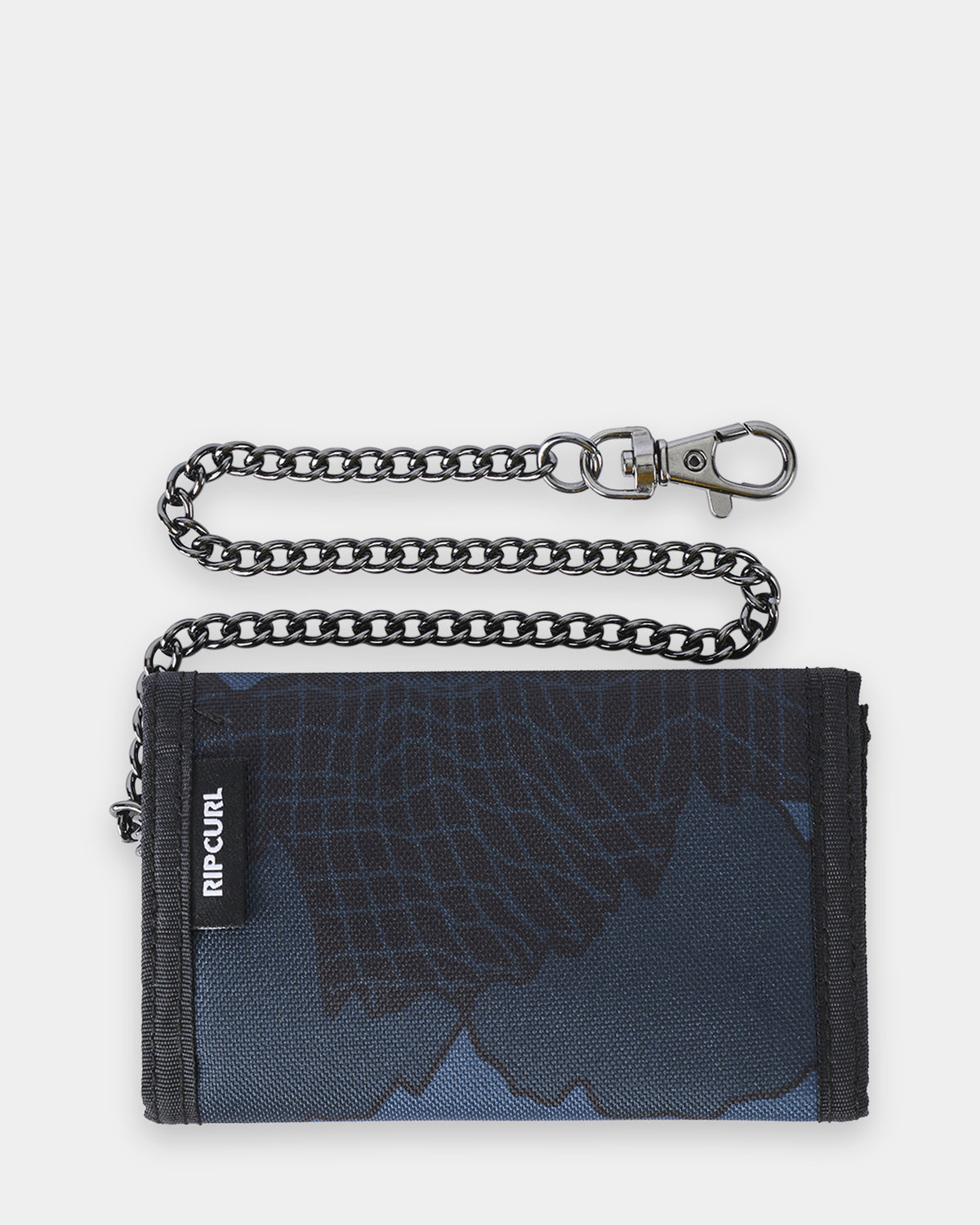 Mens Sessions Chain Surf Tri Fold Wallet