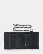 Mens Sessions Chain Surf Tri Fold Wallet