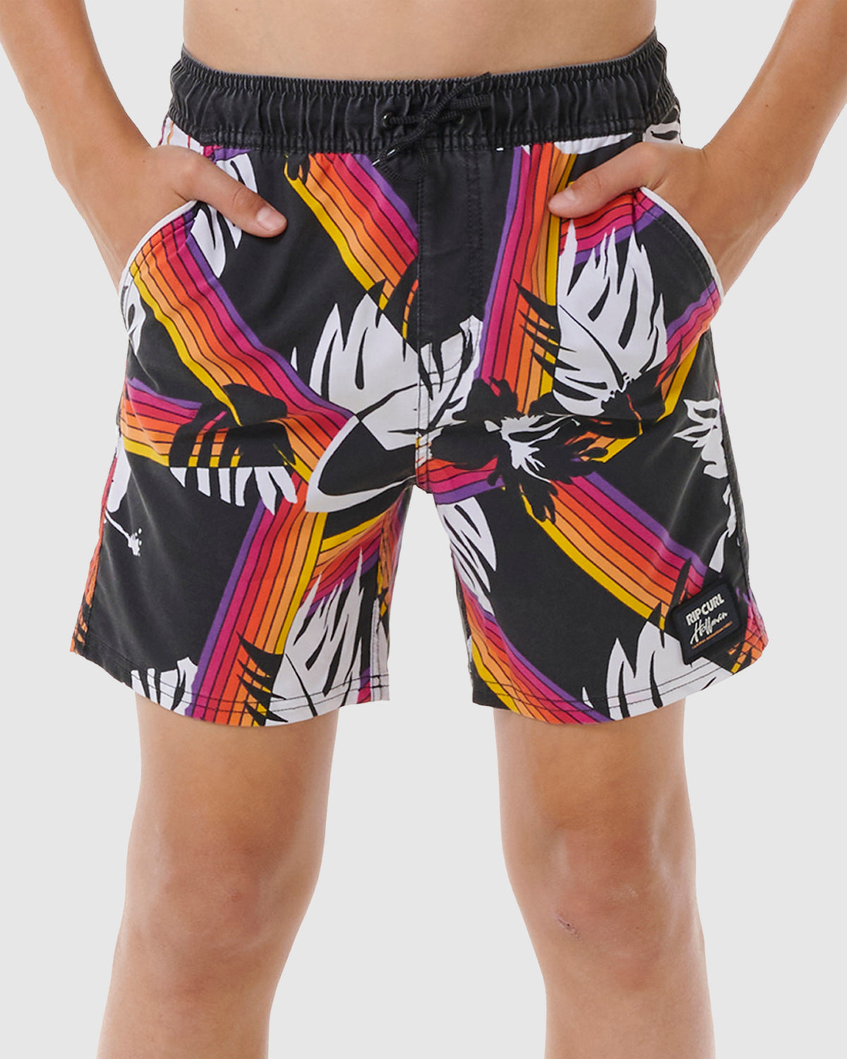 BOYS 8-16 SURF REVIVAL HOFFMAN VOLLEY BOARDSHORTS