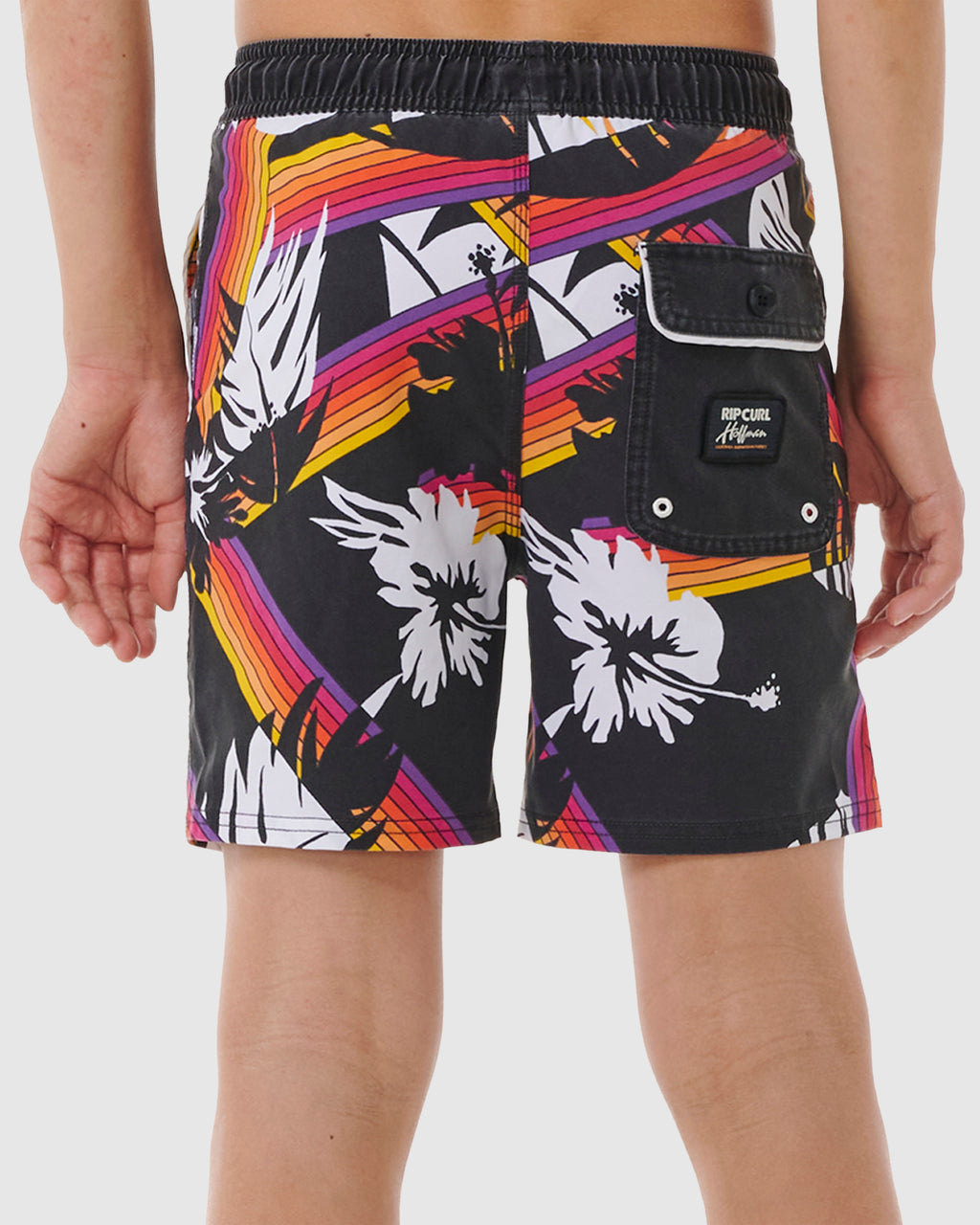 BOYS 8-16 SURF REVIVAL HOFFMAN VOLLEY BOARDSHORTS