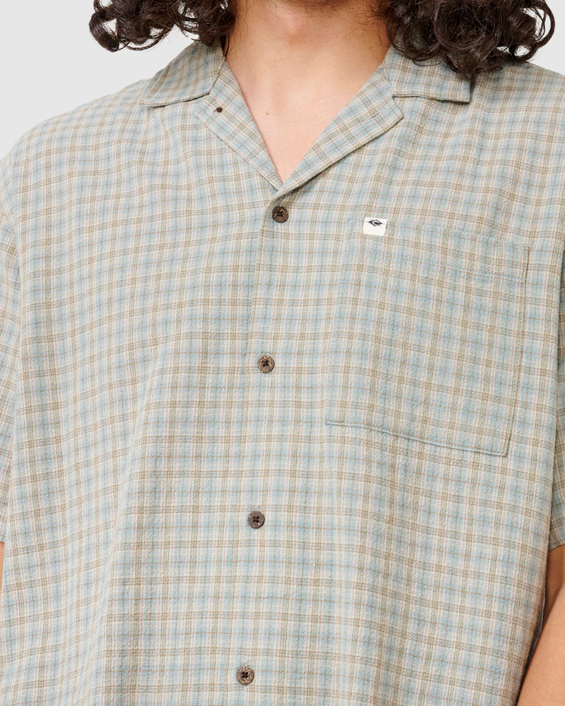 MENS CLASSIC SURF CHECK SHORT SLEEVE SHIRT