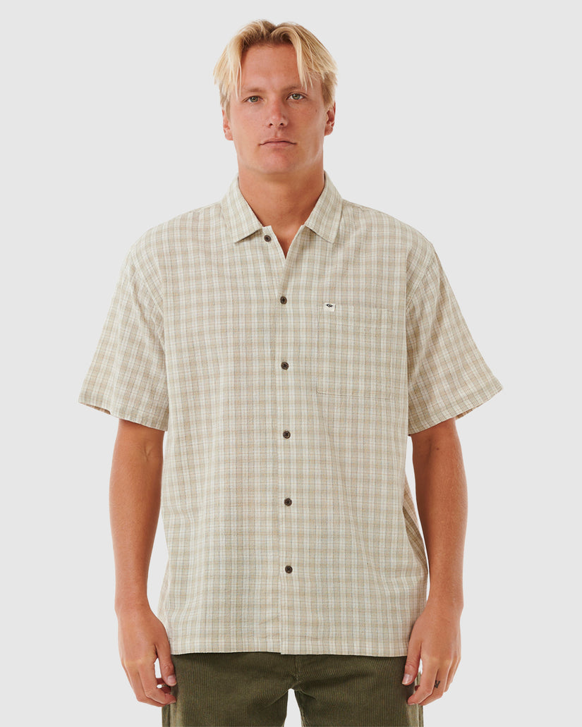 MENS CLASSIC SURF CHECK SHORT SLEEVE SHIRT