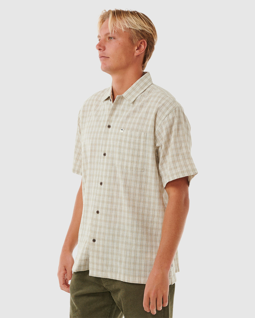 MENS CLASSIC SURF CHECK SHORT SLEEVE SHIRT