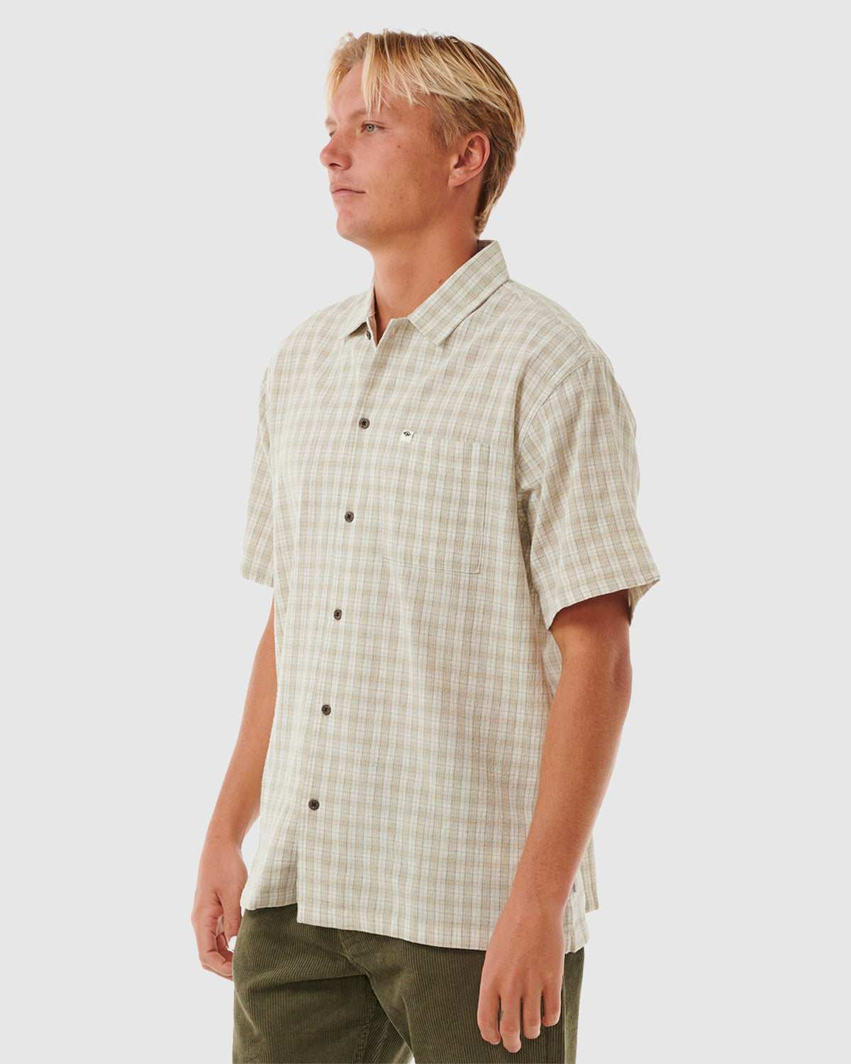 MENS CLASSIC SURF CHECK SHORT SLEEVE SHIRT