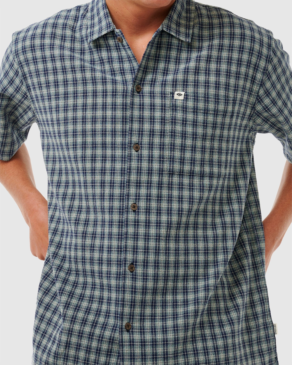 MENS CLASSIC SURF CHECK SHORT SLEEVE SHIRT