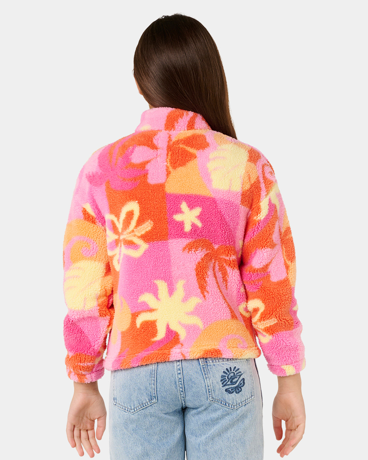 Girls 8-14 Tropical Polar Fleece Jacket