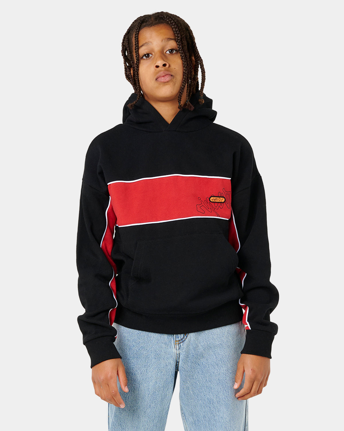 Boys 8-16 Panel Beater Fleece Pullover Hoodie