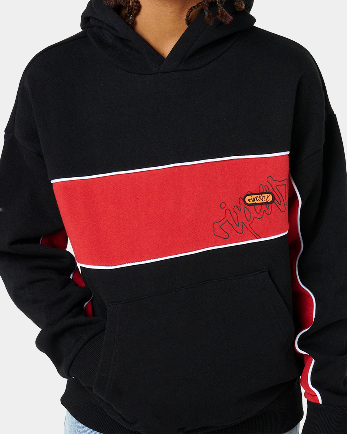 Boys 8-16 Panel Beater Fleece Pullover Hoodie