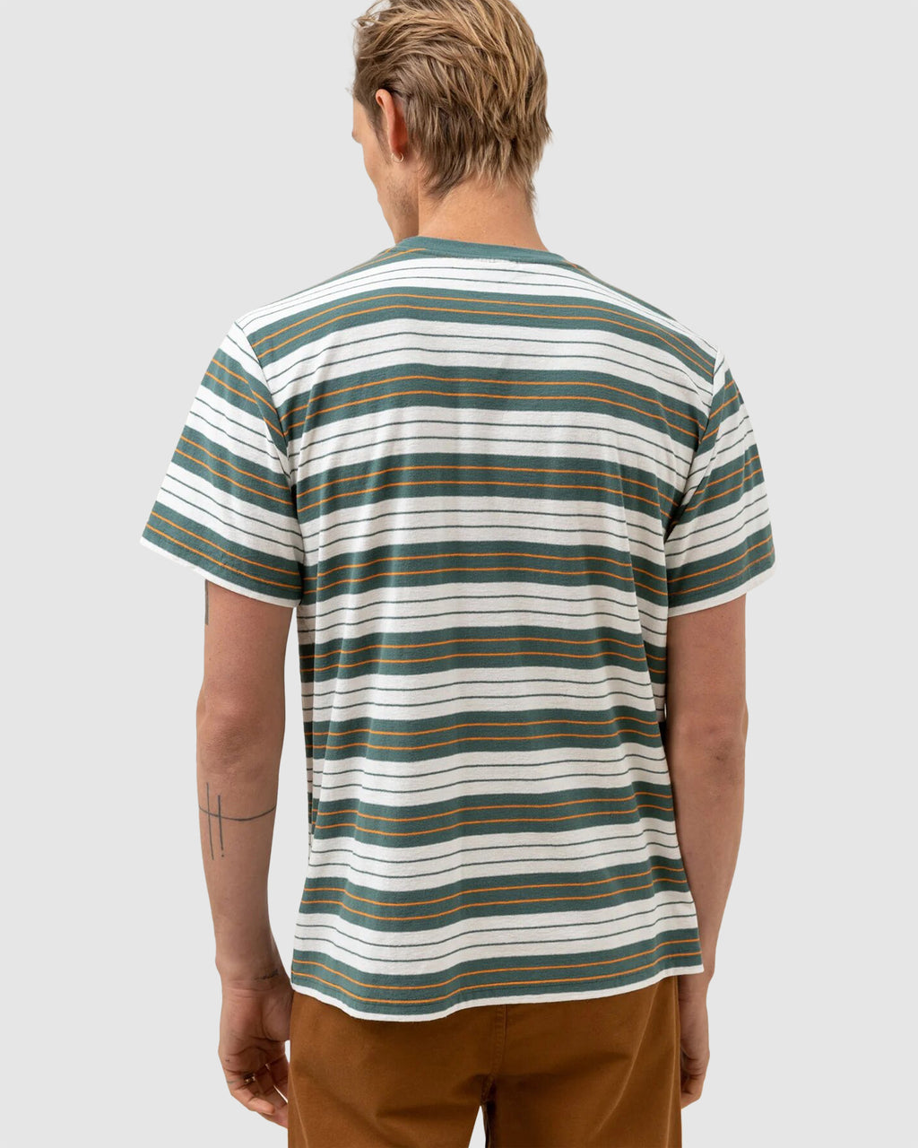 MENS VINTAGE STRIPE SHORT SLEEVE T-SHIRT