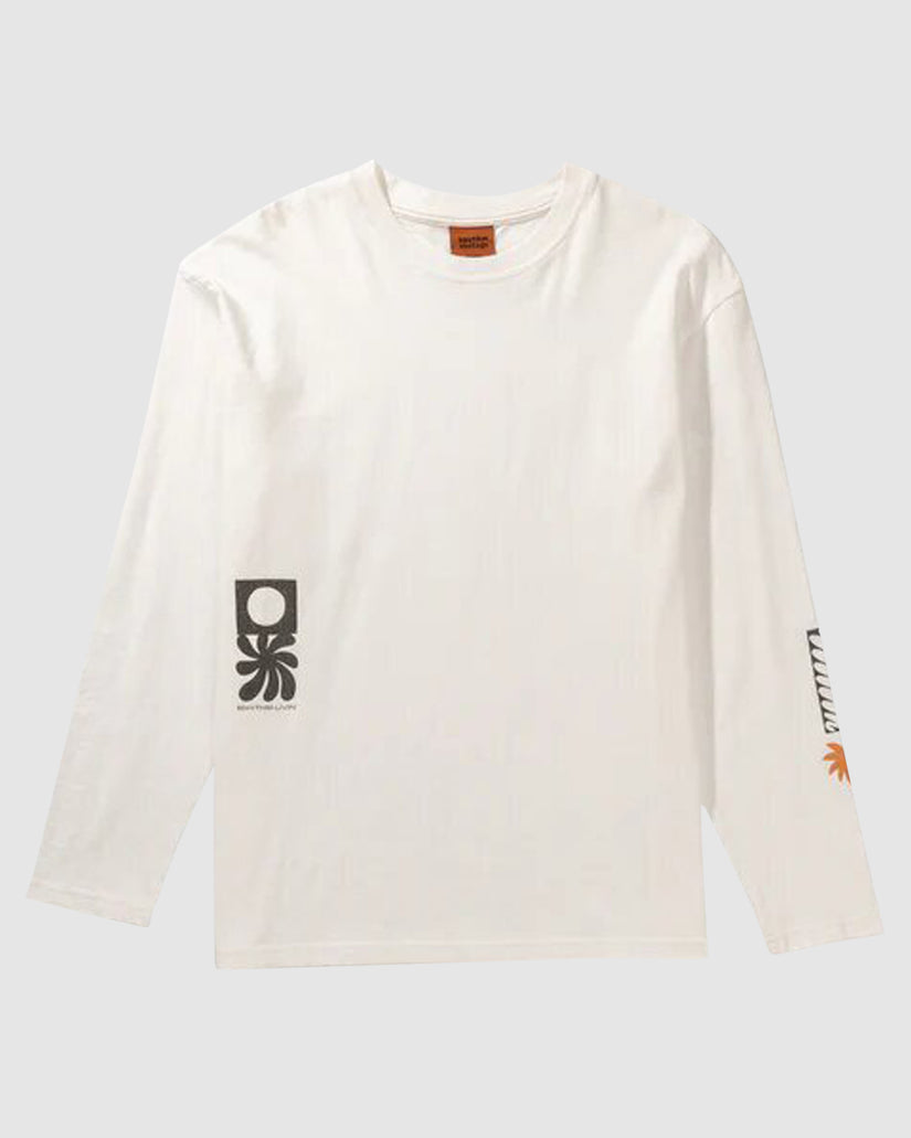 MENS CRAFTED VINTAGE LONG SLEEVE T-SHIRT