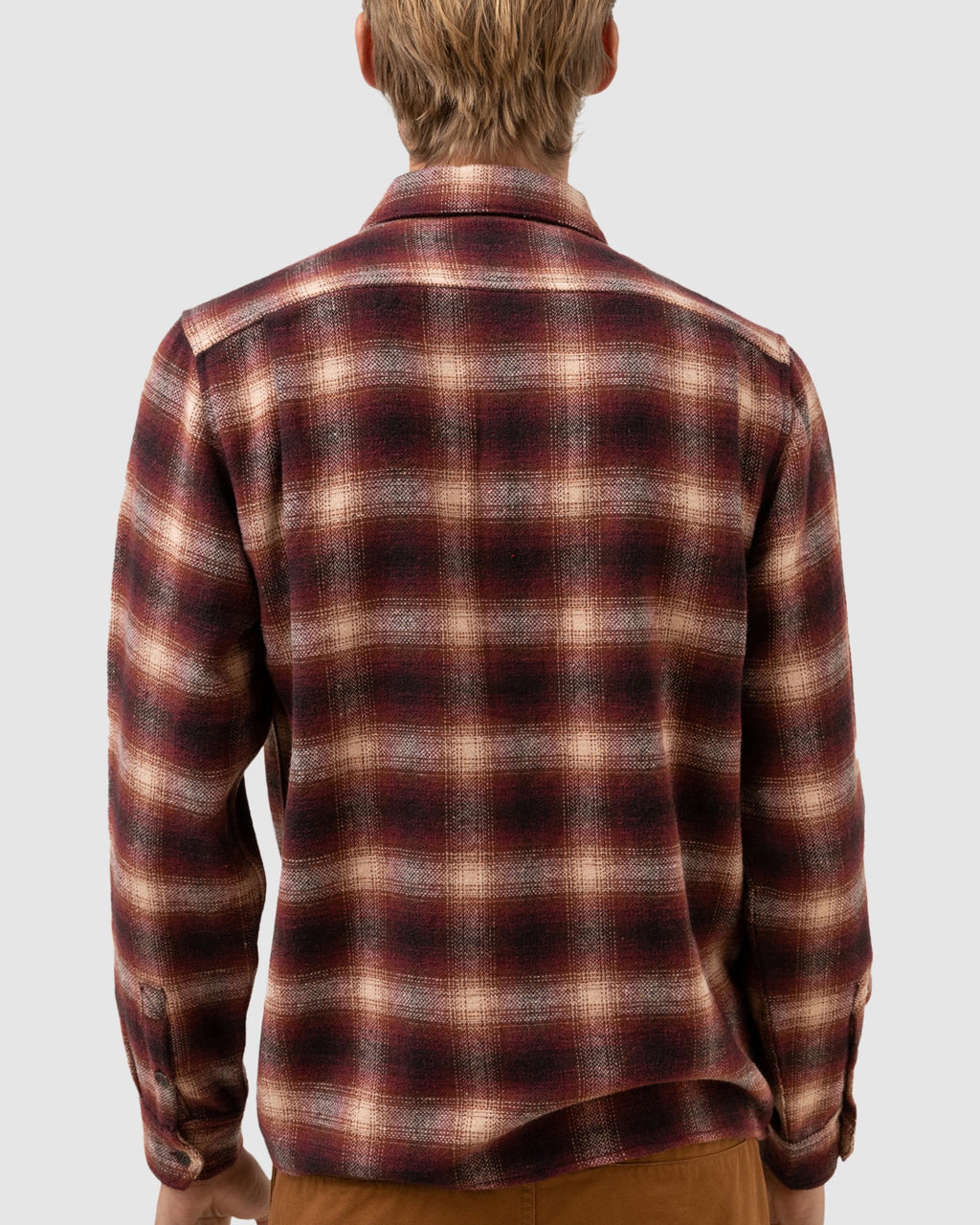 MENS CHECK LONG SLEEVE SHIRT