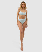 WOMENS BISCAY FLORAL SMOCKED XANADU BIKINI BOTTOMS