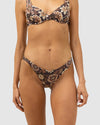 WOMENS CANTABRIA FLORAL CHEEKY BIKINI BOTTOMS