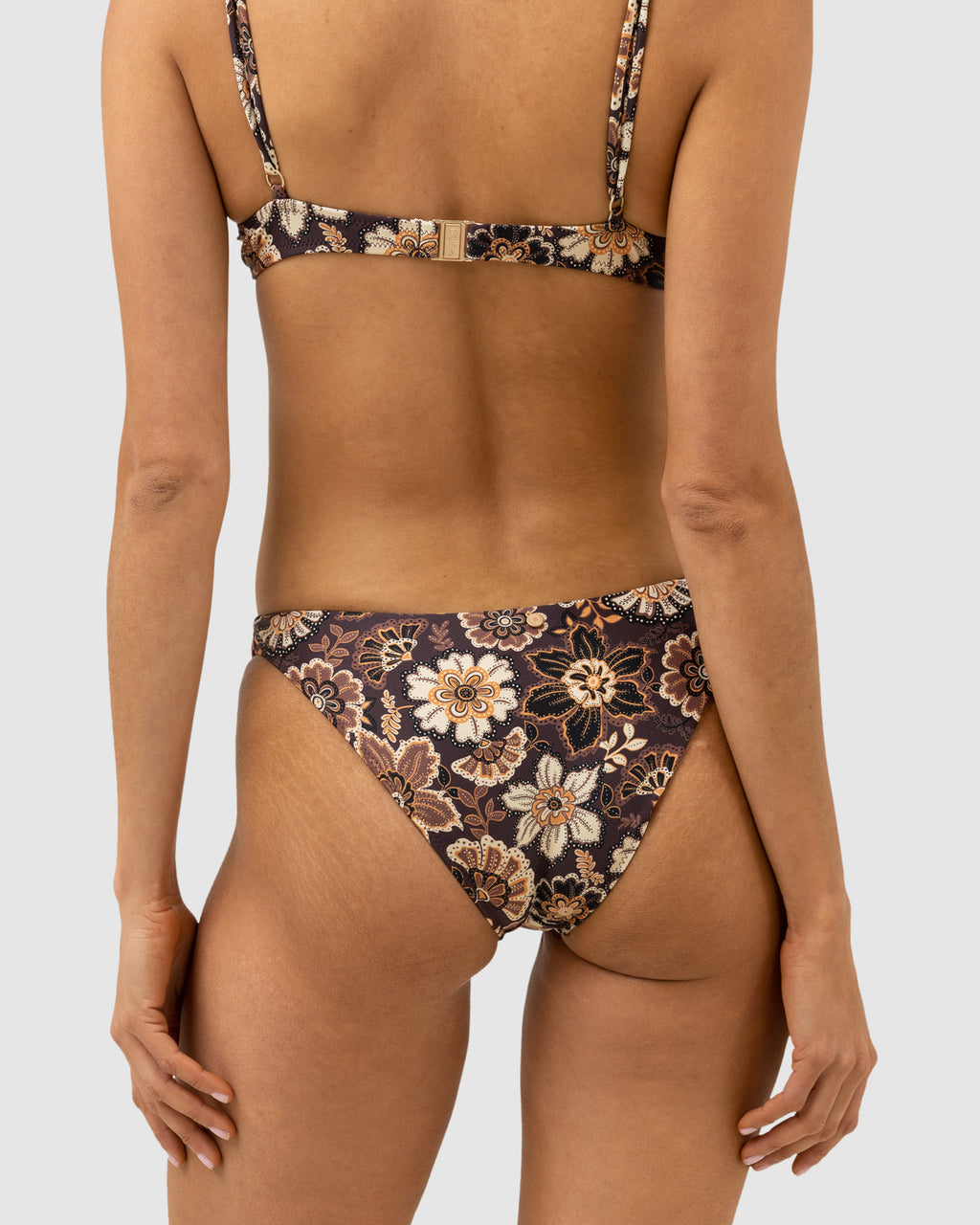 WOMENS CANTABRIA FLORAL CHEEKY BIKINI BOTTOMS