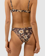 WOMENS CANTABRIA FLORAL CHEEKY BIKINI BOTTOMS