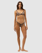 WOMENS CANTABRIA FLORAL CHEEKY BIKINI BOTTOMS