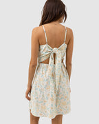 WOMENS PALOMA FLORAL SMOCKED MINI DRESS