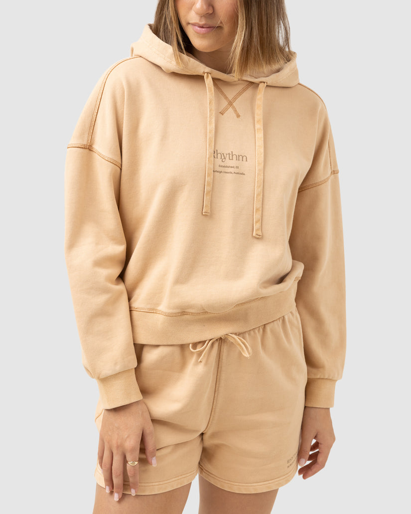 WOMENS RHYTHM CORE FLEECE HOODIE
