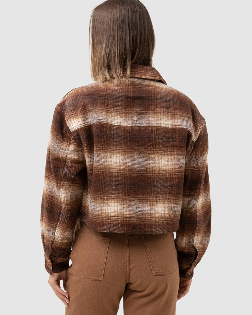 WOMENS DYLAN CROPPED SHACKET