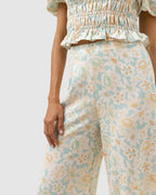 WOMENS PALOMA FLORAL WIDE LEG PANTS