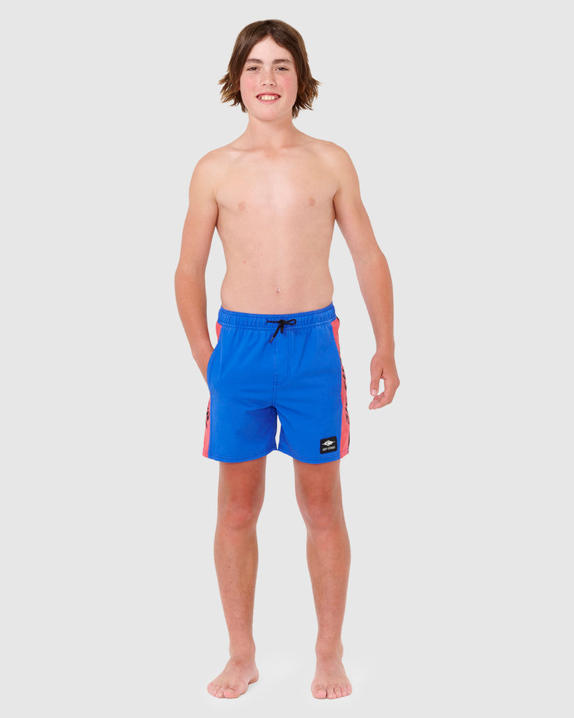 BOYS 8-16 SIDEWAYS VOLLEY BOARDSHORTS