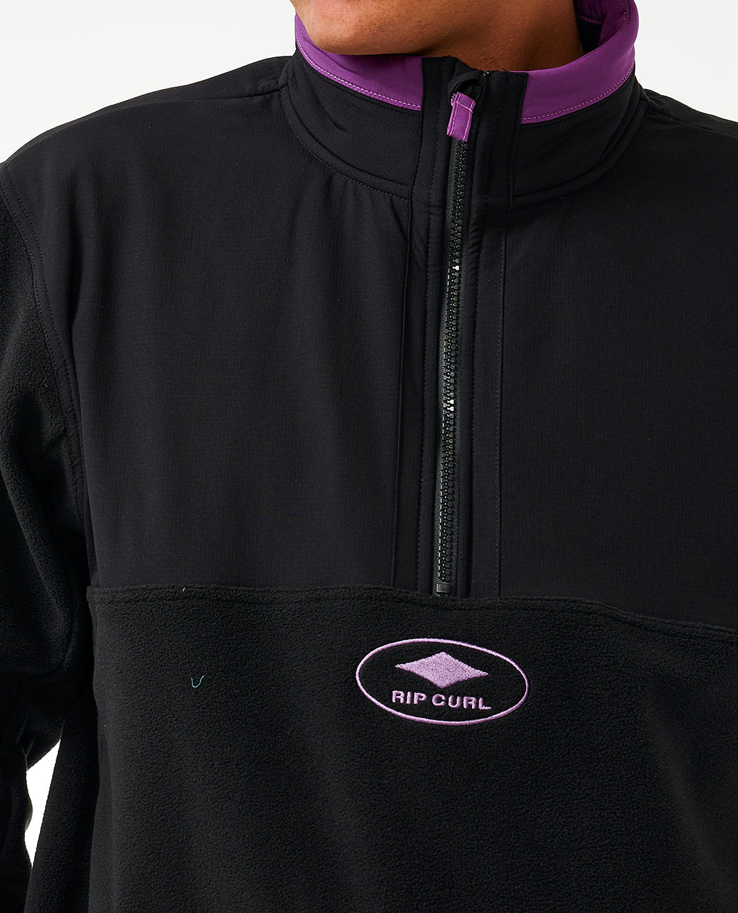 MENS ANTI SERIES QSP QUARTER ZIP FLEECE JUMPER