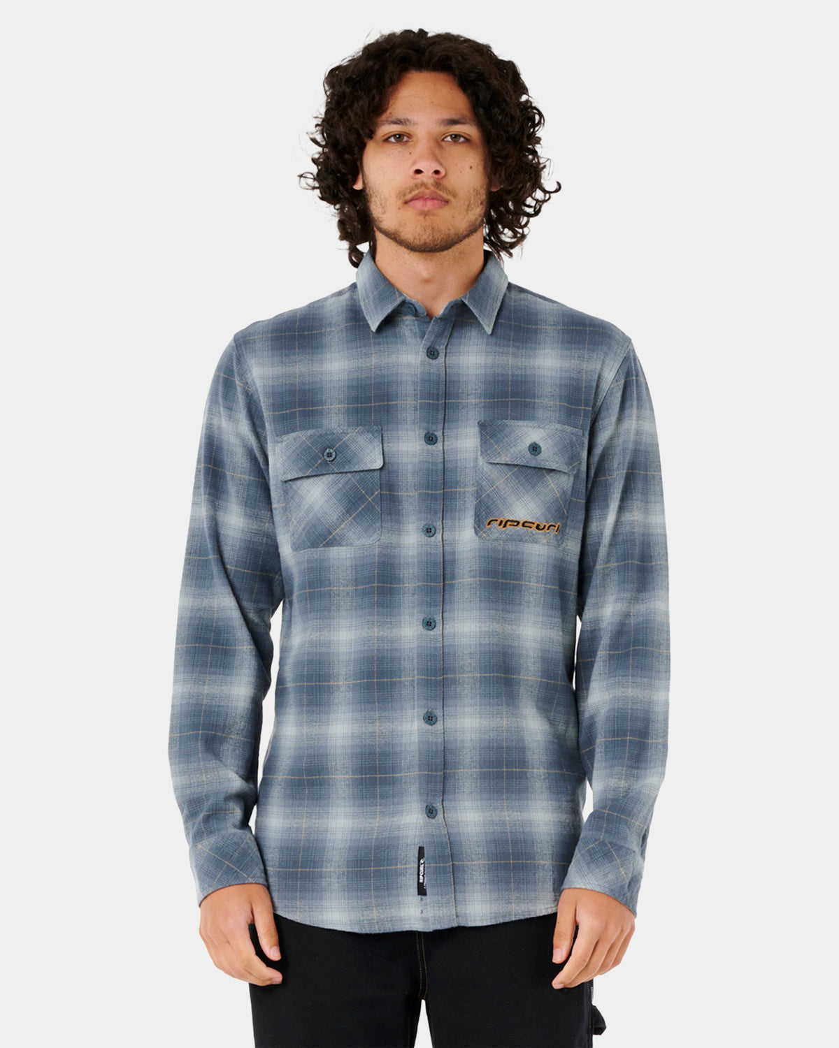 Mens Super Computer Long Sleeve Flannel Shirt