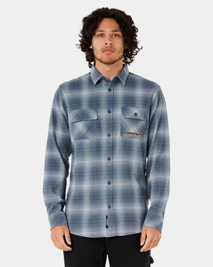 Mens Super Computer Long Sleeve Flannel Shirt