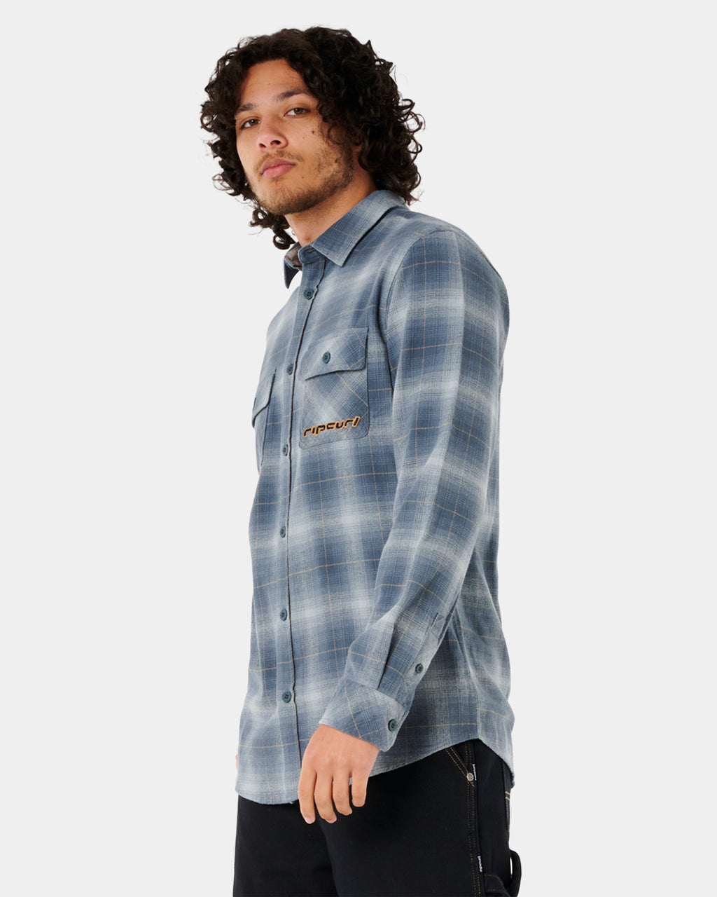 Mens Super Computer Long Sleeve Flannel Shirt