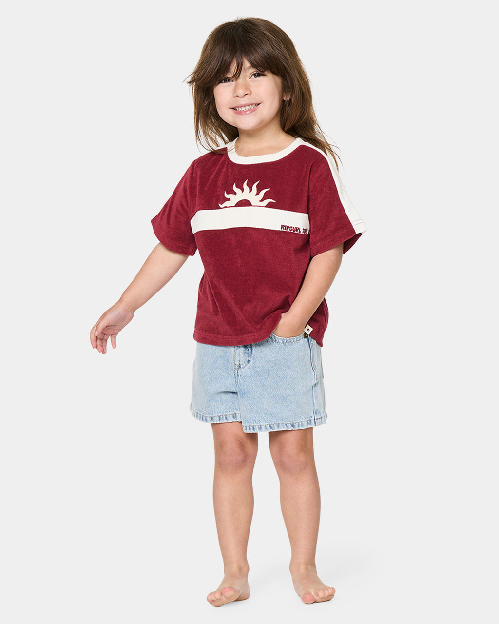 Girls 2-7 Road Trip Terry T-Shirt