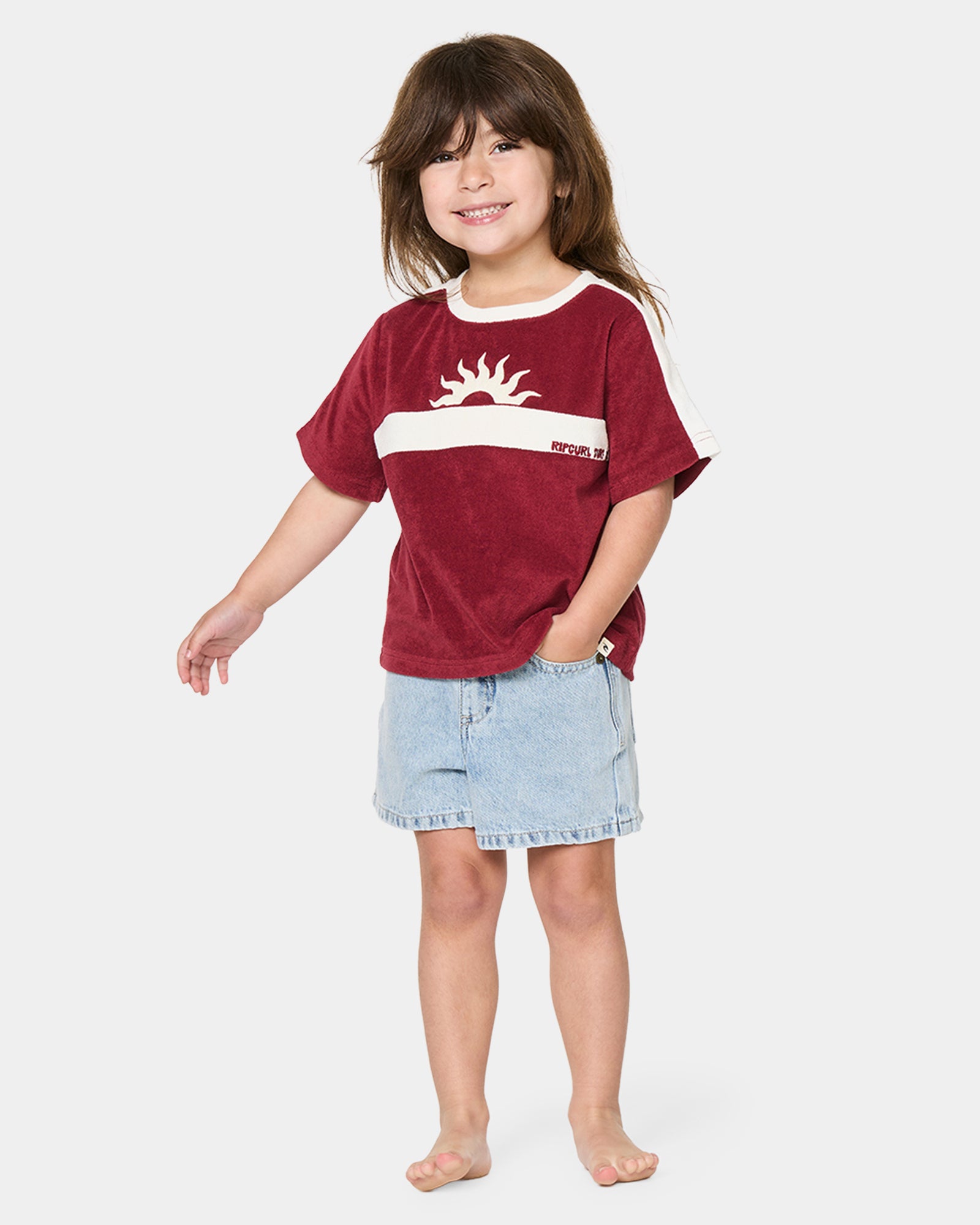 Girls 2-7 Road Trip Terry T-Shirt