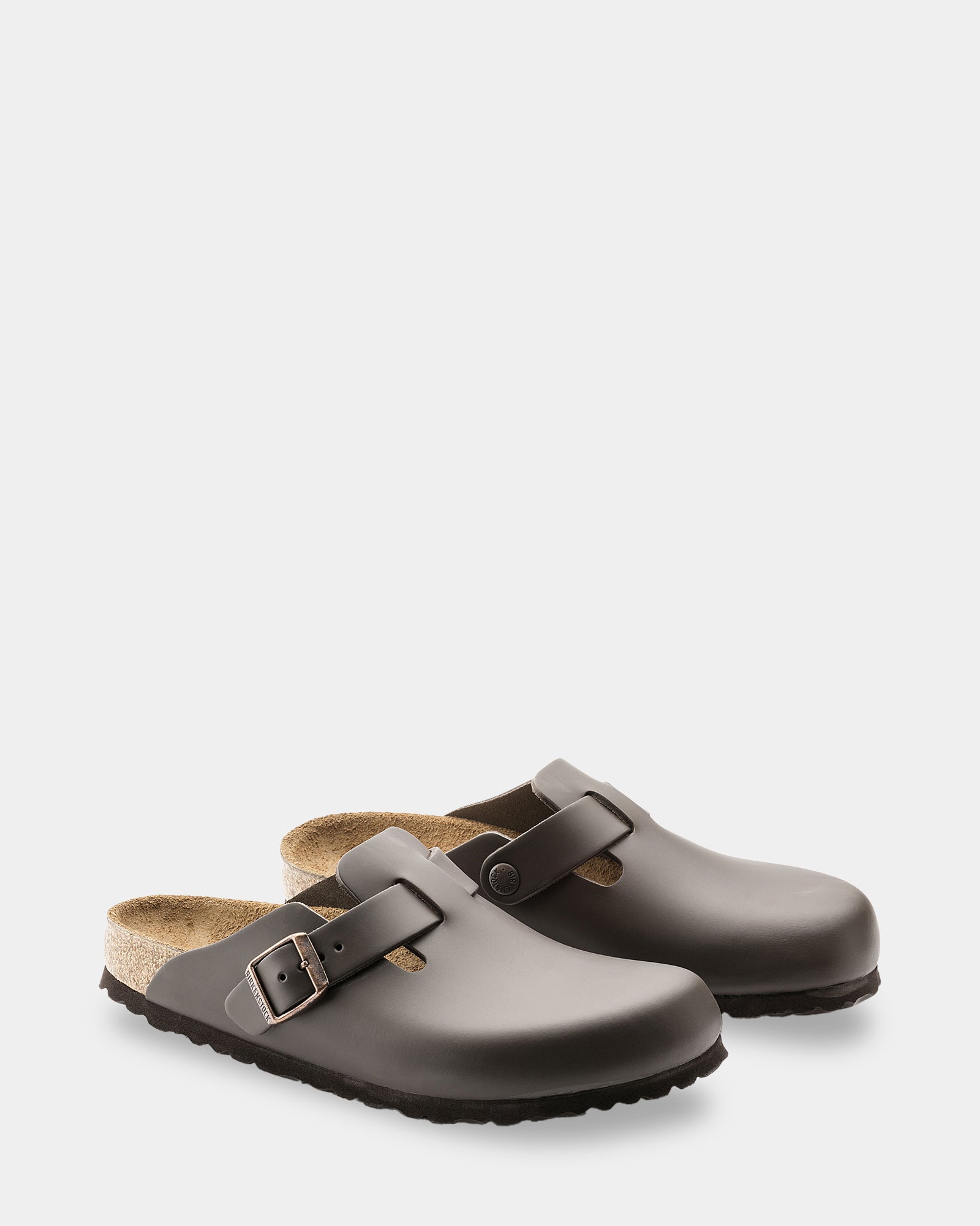 Mens Boston Smooth Leather Clog