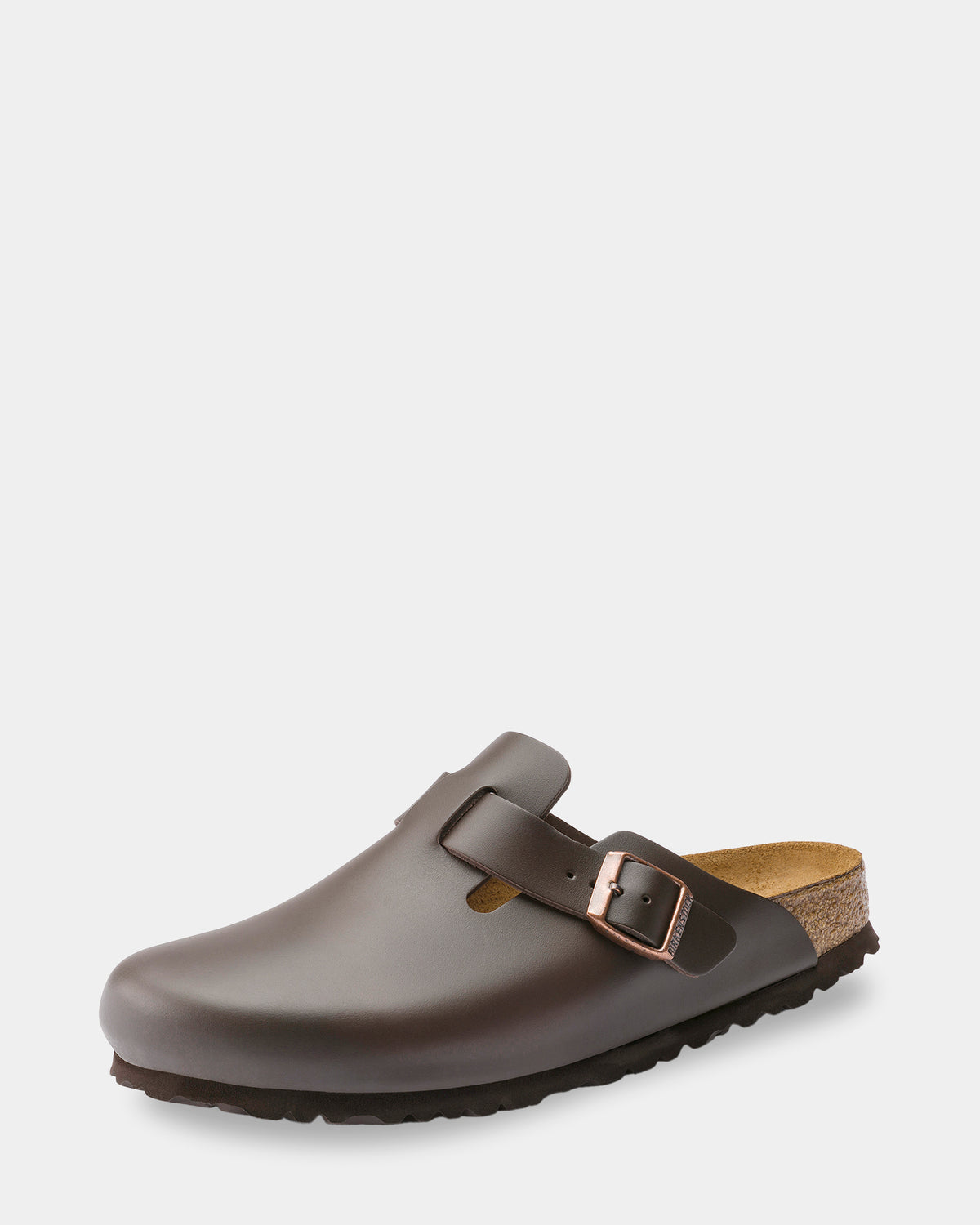 Mens Boston Smooth Leather Clog