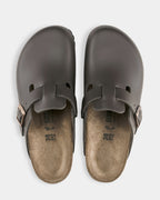 Mens Boston Smooth Leather Clog