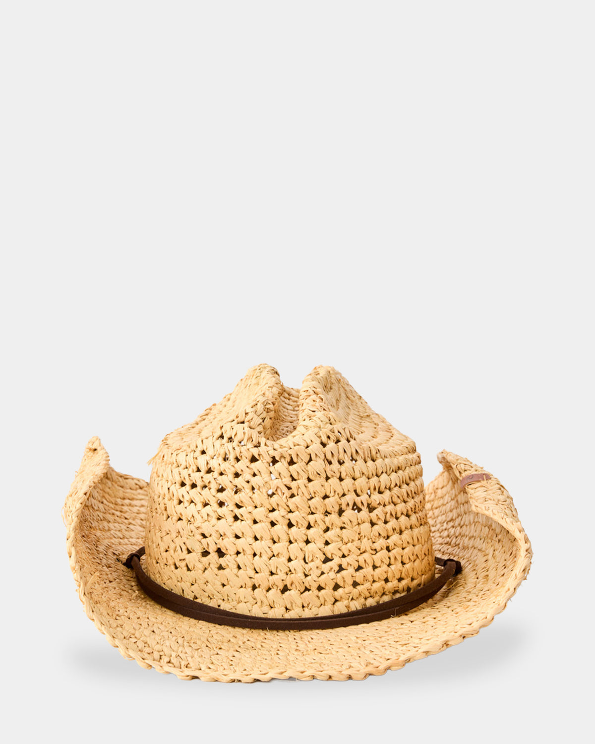 Womens Crushable Cowgirl Straw Hat