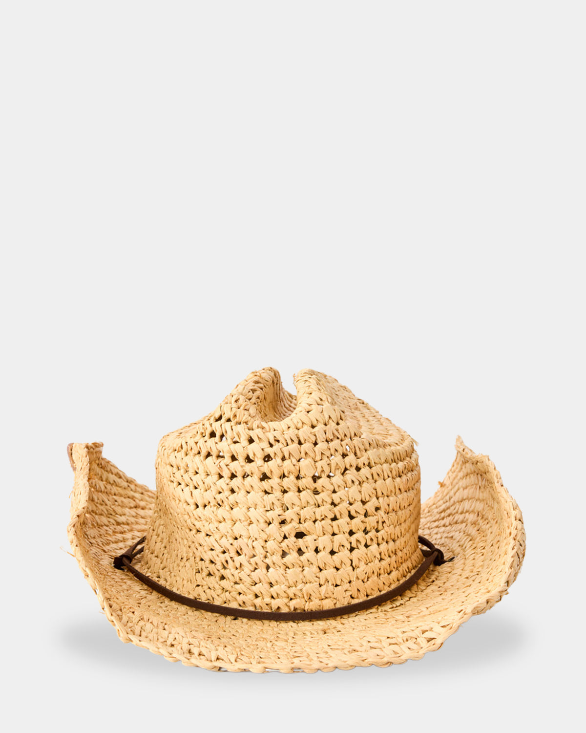 Womens Crushable Cowgirl Straw Hat