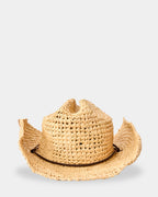 Womens Crushable Cowgirl Straw Hat