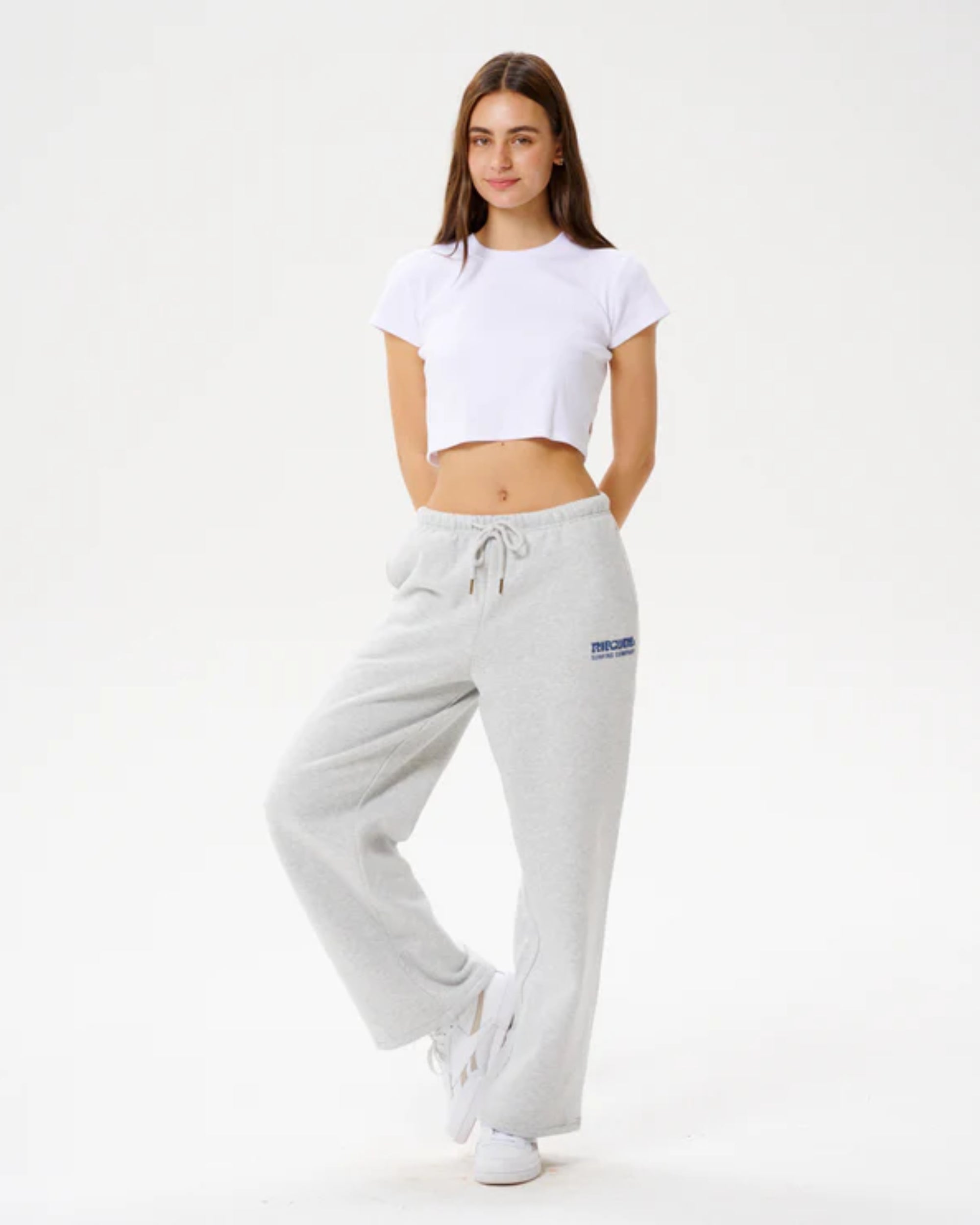 Womens Surf Puff Wide Leg Trackpants