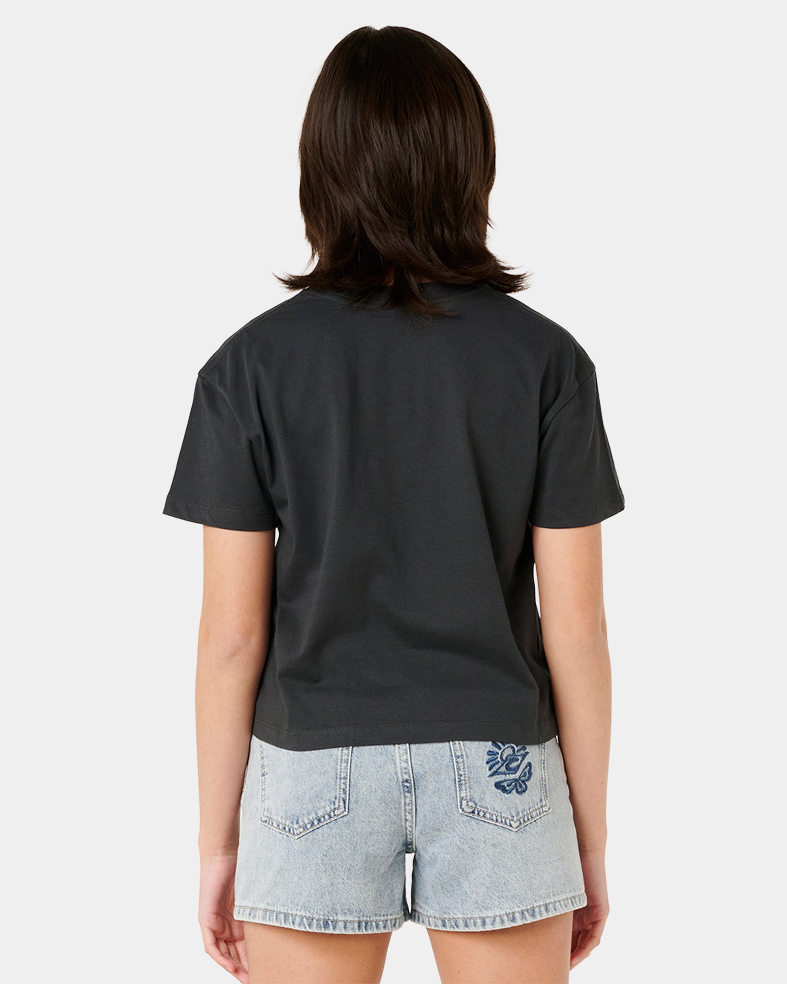 Girls 8-14 Tropical Dawn Crop T-Shirt