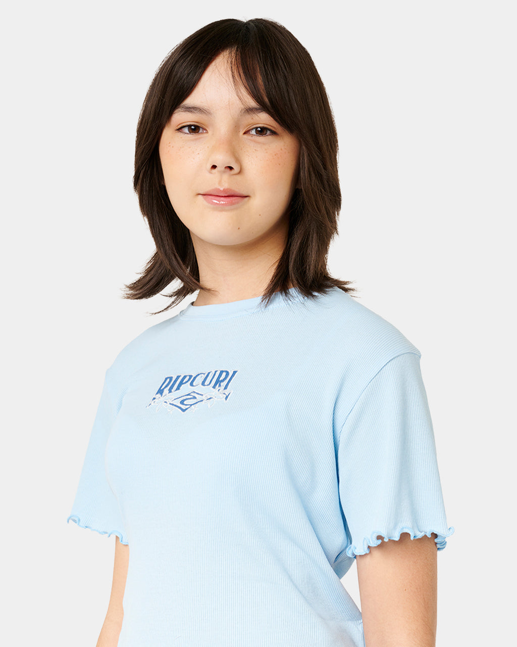 Girls 8-14 Tropical Dawn Rib T-Shirt