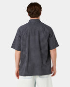 Mens Liquid Trips Check Short Sleeve Shirt